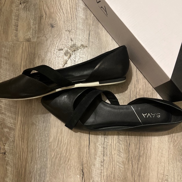 Sava Softwalk Lennox D’orsay Black Leather Flats - Picture 4 of 5